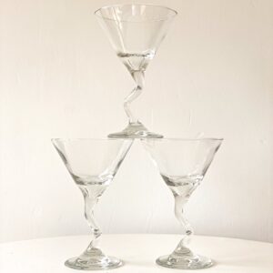 Twisted Stem Martini Glasses (Set of 4)