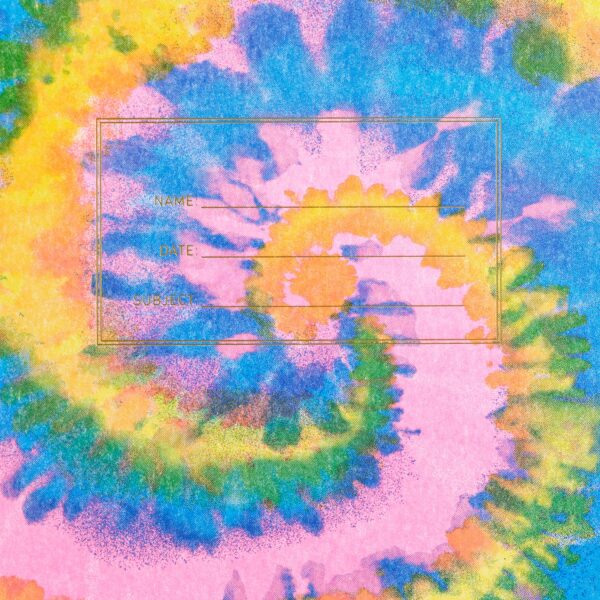 Standard Notebook with Tie Dye Design - Image 3