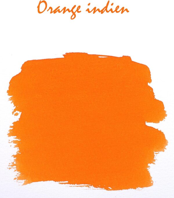 10ml bottled ink vibrant orange