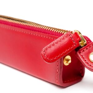 Zippered Pen Organizer Small Red