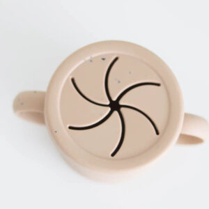 Silicone Toddler Snack Cup Speckled