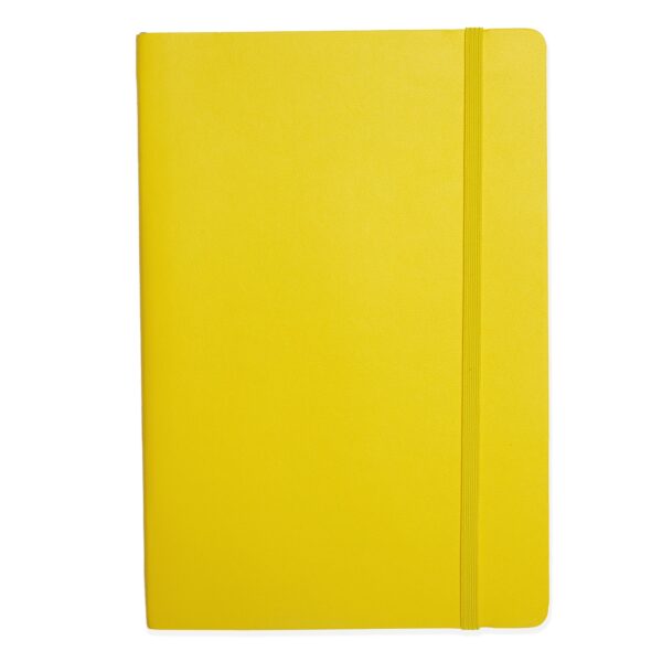 Softcover Medium Notebook A5 Yellow Dotted