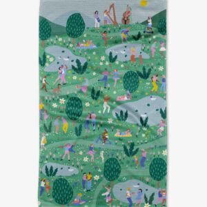 Geometric Print Kitchen Towel