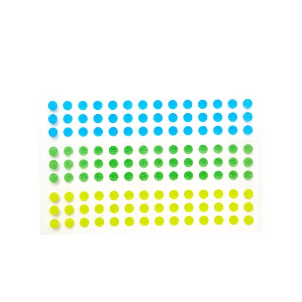 colorful dot stickers