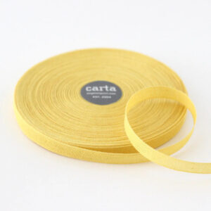 loose weave cotton ribbon yellow