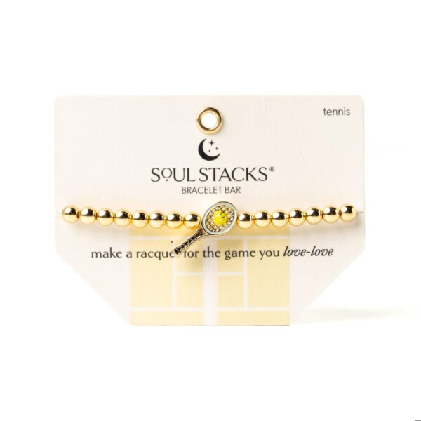 Sports-themed charm bracelet