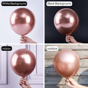 Metallic Gold Balloons 50 pcs 12 inch and Silver Ribbon