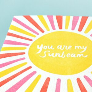 Sunbeam Greeting Card
