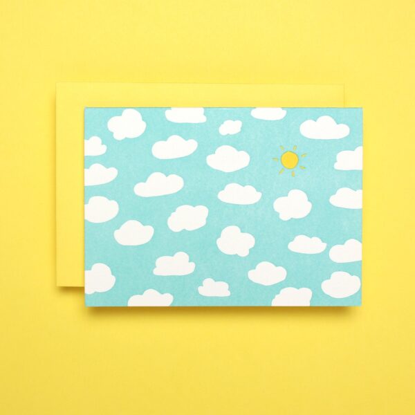 sky blue design card set - Image 2