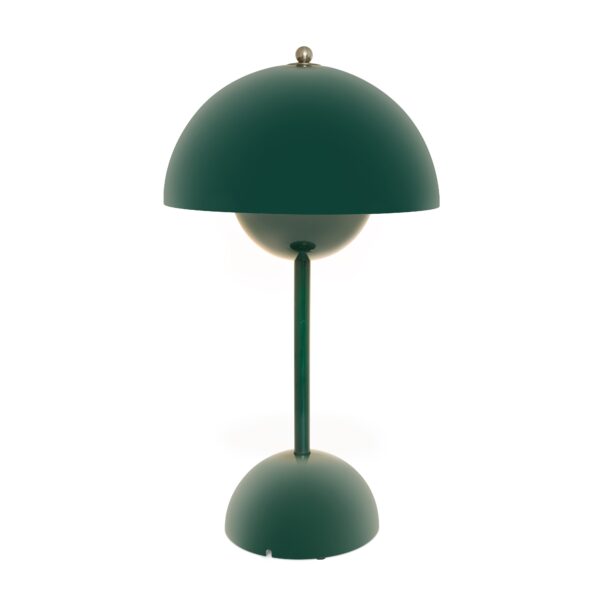 portable table lamp dark green