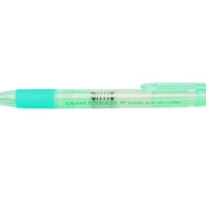 mechanical push eraser green