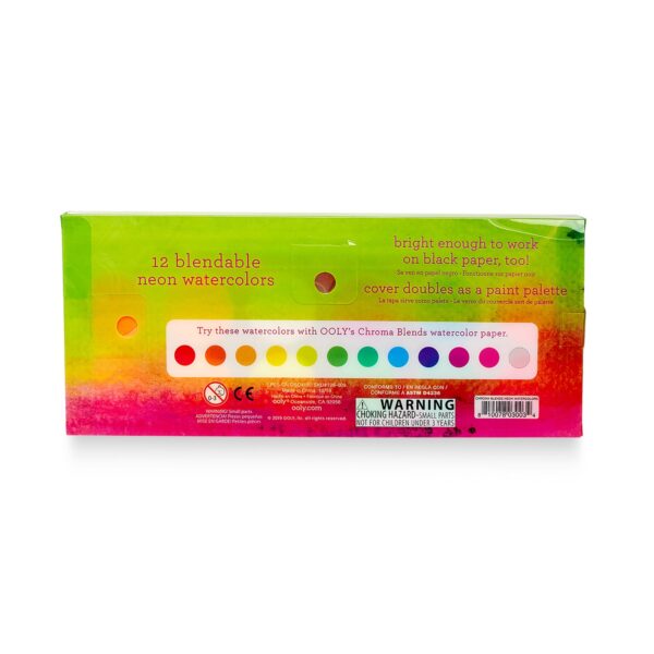 neon watercolor paint set - Image 3