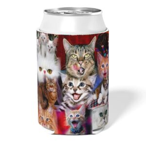 Cozy Animal Print Can Cooler