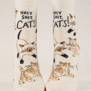 amazing cat pattern ankle socks