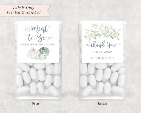 wedding favor mint labels set of 24