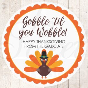 Thanksgiving Decorative Stickers Set of 24
