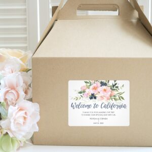 welcome gable boxes and stickers - set of 6