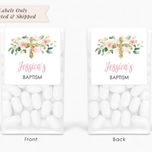 Personalized Mint Favor Labels Set of 24