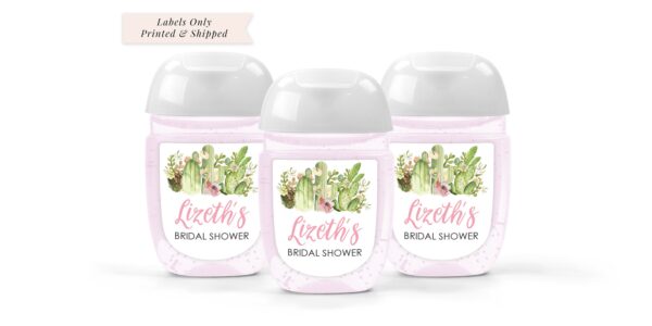 plant-themed hand sanitizer labels set of 30 - Image 2