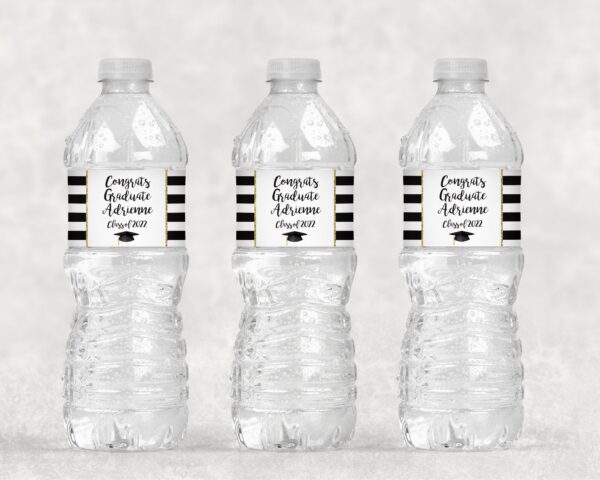 Personalized Water Bottle Labels Set of 12