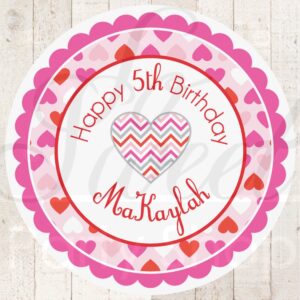Valentine's Day Party Sticker Set