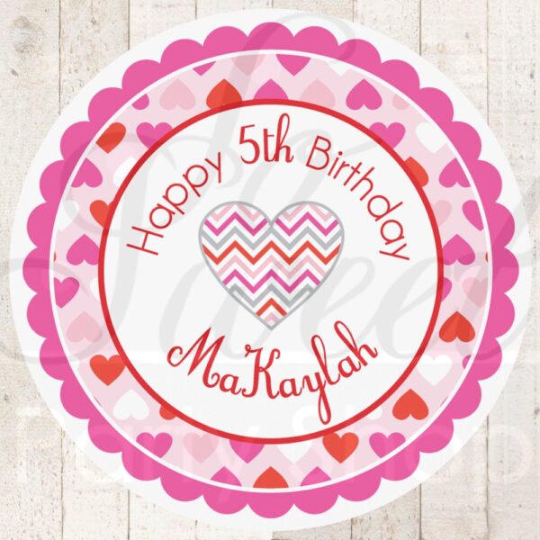 Valentine's Day Party Sticker Set