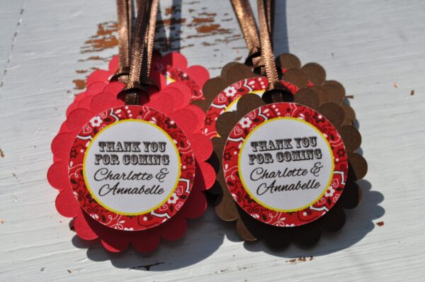 Western Birthday Decorations and Stickers Set - Image 4