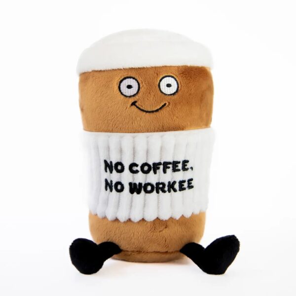 Caffeinated Plush Desk Companion
